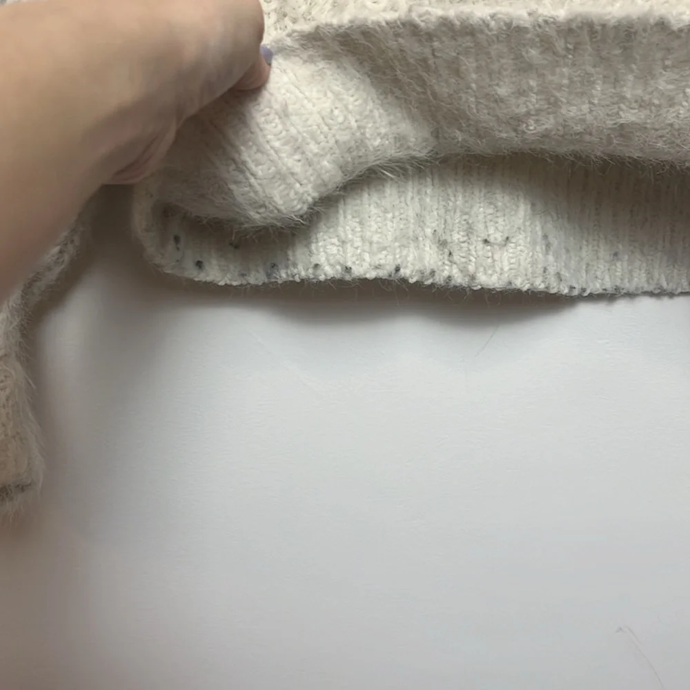 Brand: Express | Fuzzy Cowl Neck Sweater - Picture 6 of 6
